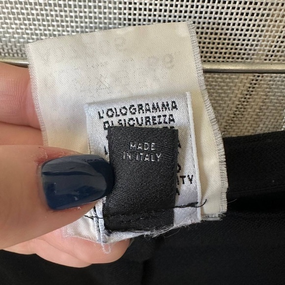 D&G Dolce & Gabbana Black Dress Pants — Size 26 / IT 40 — Made in Italy - Picture 6 of 12
